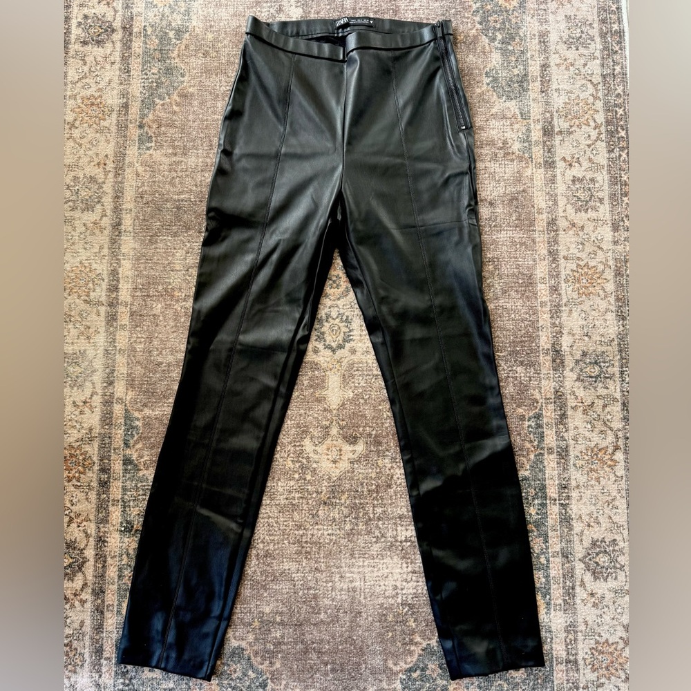 Zara Faux Leather Pants